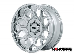 Custom Wheel 77 Series Wheel - One-Piece - Chrome| 20x9 | 6x5.5 | 0mm - Rough Country
